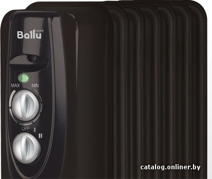 Масляный обогреватель Ballu BOH/CL-05BRN 1000 (Classic black, 5 секций) - 2 Масляный обогреватель Ballu BOH/CL-05BRN 1000 (Classic black, 5 секций) - 2