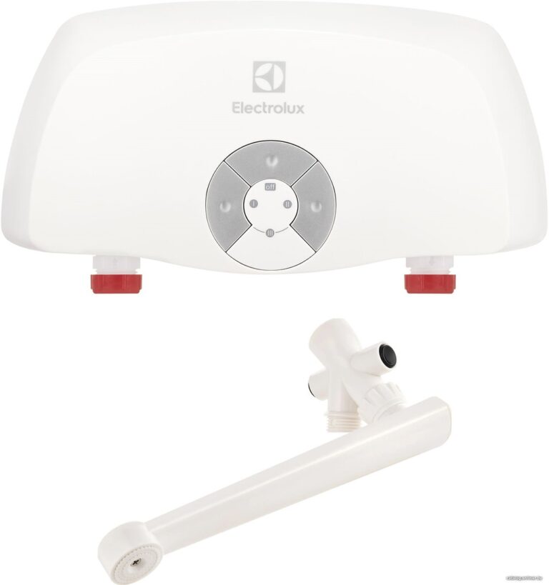 Водонагреватель проточный Electrolux SMARTFIX 2.0 T (3,5 kW) - кран - 1