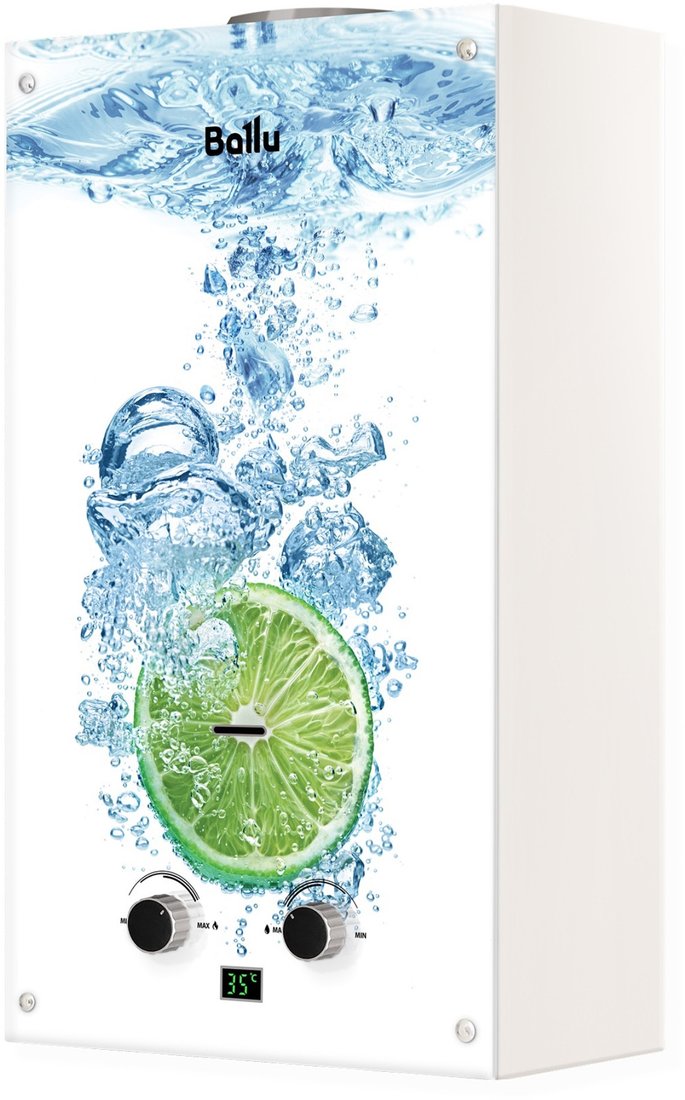 Газовая колонка Ballu GWH 10 Fiery Glass Lime - 1
