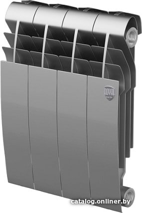 Радиатор Royal Thermo BiLiner 350 /Silver Satin - 4 секц. - 1