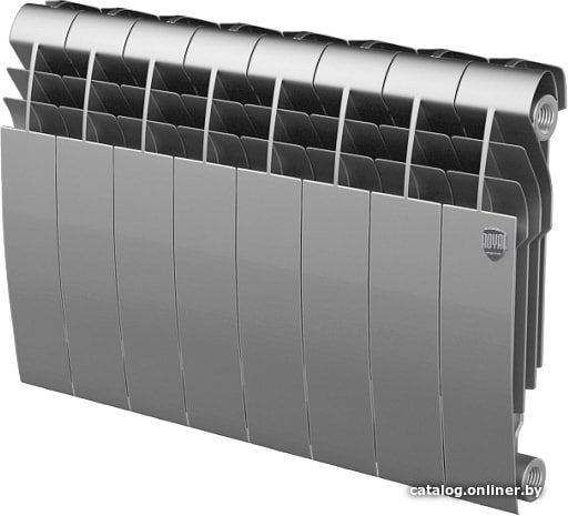 Радиатор Royal Thermo BiLiner 350 /Silver Satin - 8 секц. - 1