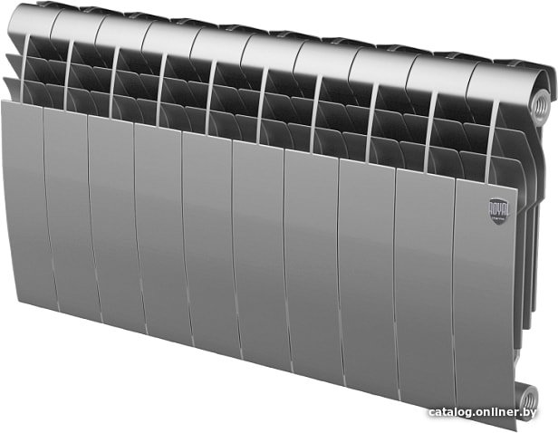 Радиатор Royal Thermo BiLiner 350 /Silver Satin - 10 секц. - 1