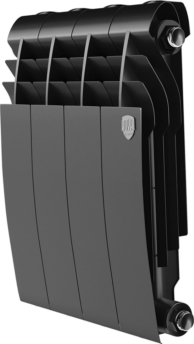 Радиатор биметаллический Royal Thermo BILINER B 350 Чёрный - 4 секц. - 1