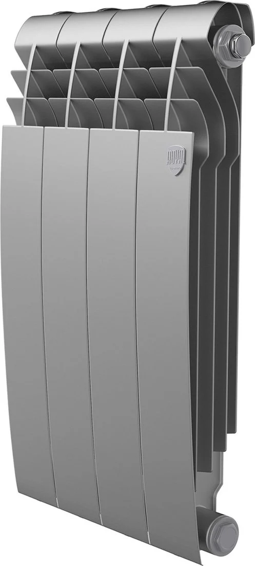 Радиатор биметаллический Royal Thermo BILINER B 500 Серебристый - 4 секц. - 1