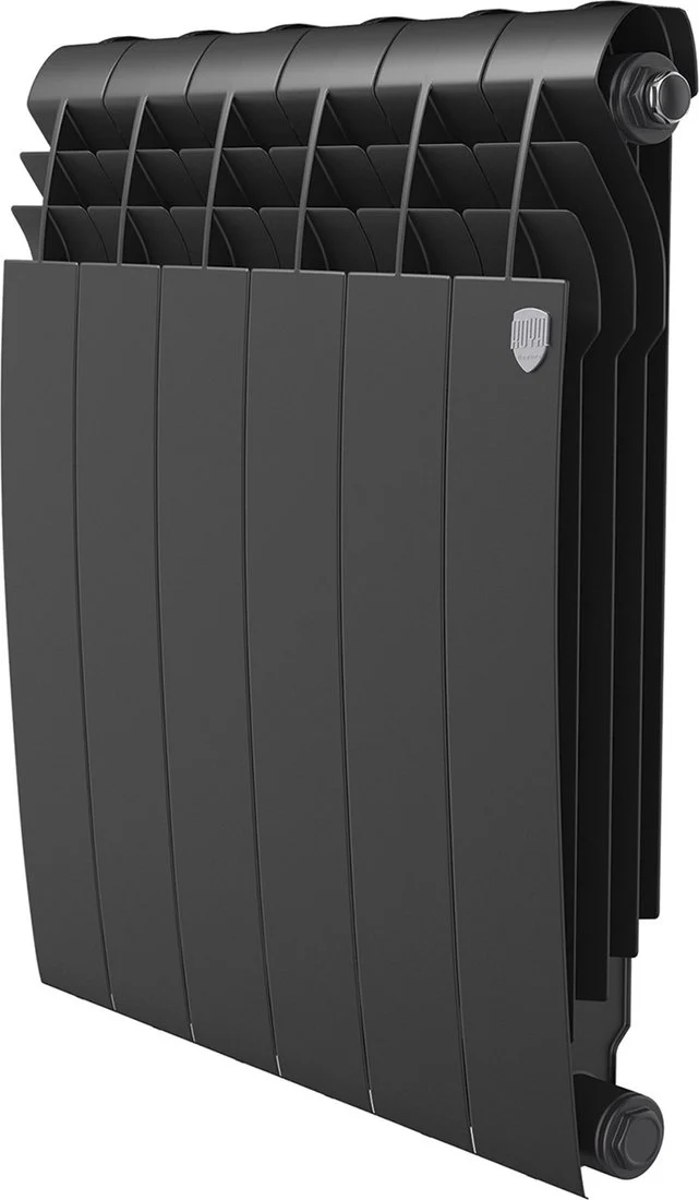 Радиатор биметаллический Royal Thermo BILINER B 500 Чёрный - 6 секц. - 1