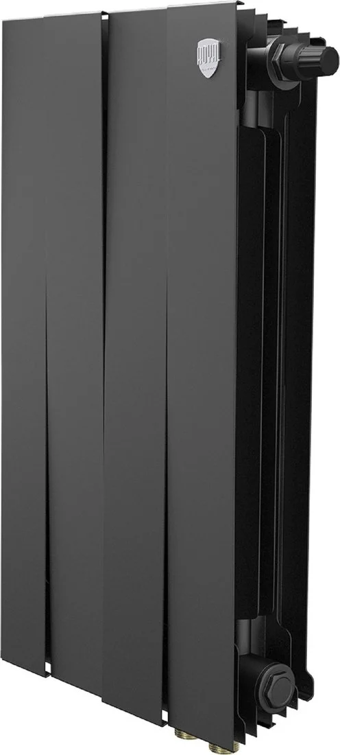 Радиатор биметаллический Royal Thermo PianoForte 500 Чёрный - 4 секц. - 1