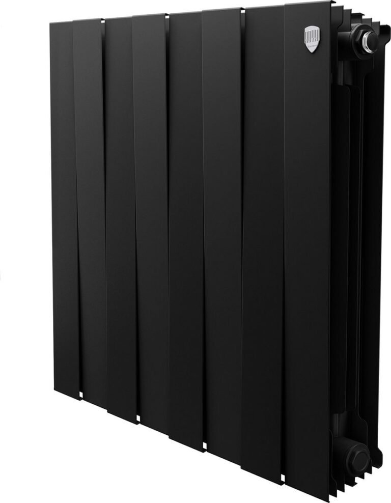 Радиатор биметаллический Royal Thermo PianoForte 500 Чёрный - 8 секц. - 1