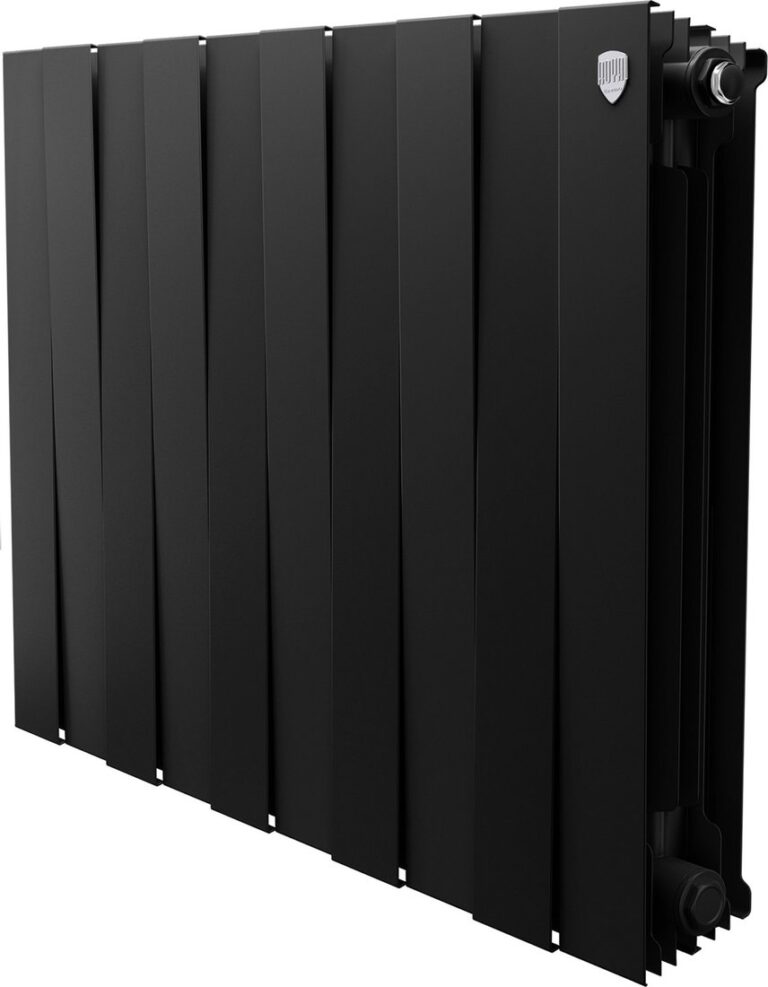 Радиатор биметаллический Royal Thermo PianoForte 500 Чёрный - 10 секц. - 1