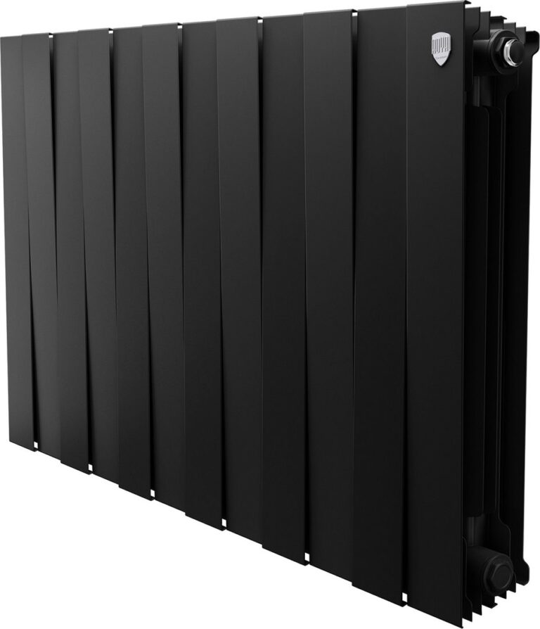 Радиатор биметаллический Royal Thermo PianoForte 500 Чёрный - 12 секц. - 1