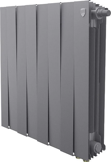 Радиатор биметаллический Royal Thermo PianoForte 500 Серебристый - 8 секц. - 1
