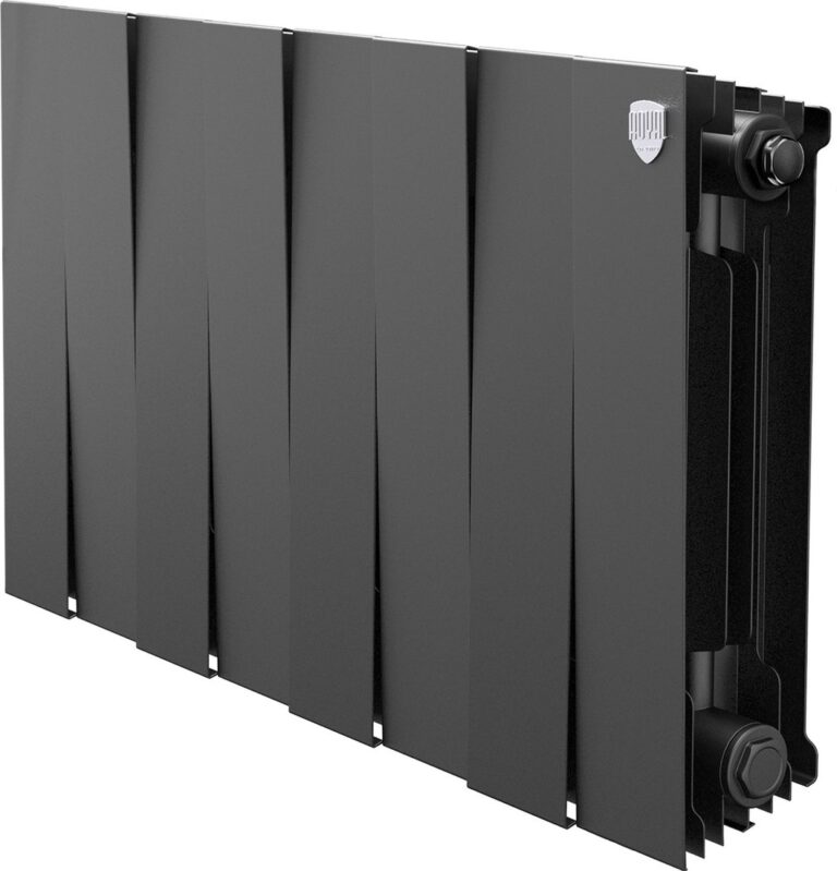Радиатор биметаллический Royal Thermo PianoForte 300 Чёрный - 8 секц. - 1