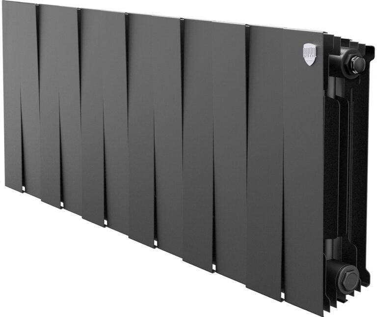 Радиатор биметаллический Royal Thermo PianoForte 300 Чёрный - 12 секц. - 1