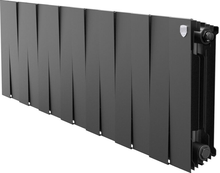 Радиатор биметаллический Royal Thermo PianoForte 300 Чёрный - 14 секц. - 1