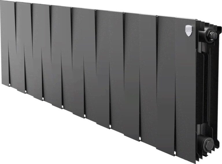 Радиатор биметаллический Royal Thermo PianoForte 300 Чёрный - 16 секц. - 1