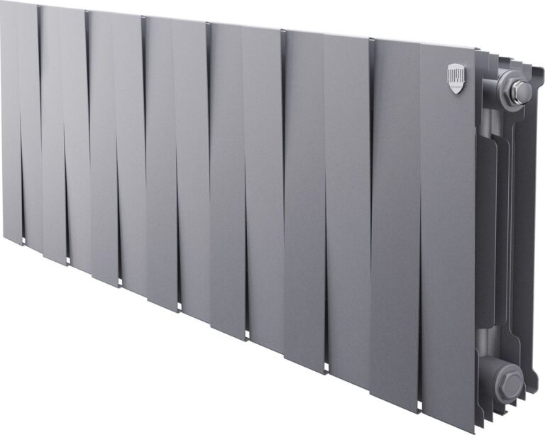 Радиатор биметаллический Royal Thermo PianoForte 300 Серебристый - 14 секц. - 1 Радиатор биметаллический Royal Thermo PianoForte 300 Серебристый - 14 секц. - 1