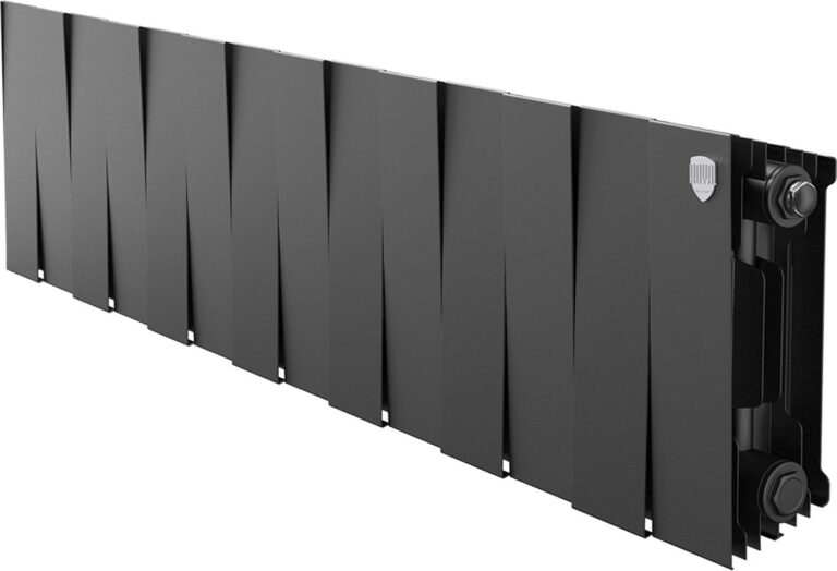 Радиатор биметаллический Royal Thermo PianoForte 200 Чёрный- 14 секц. - 1 Радиатор биметаллический Royal Thermo PianoForte 200 Чёрный- 14 секц. - 1
