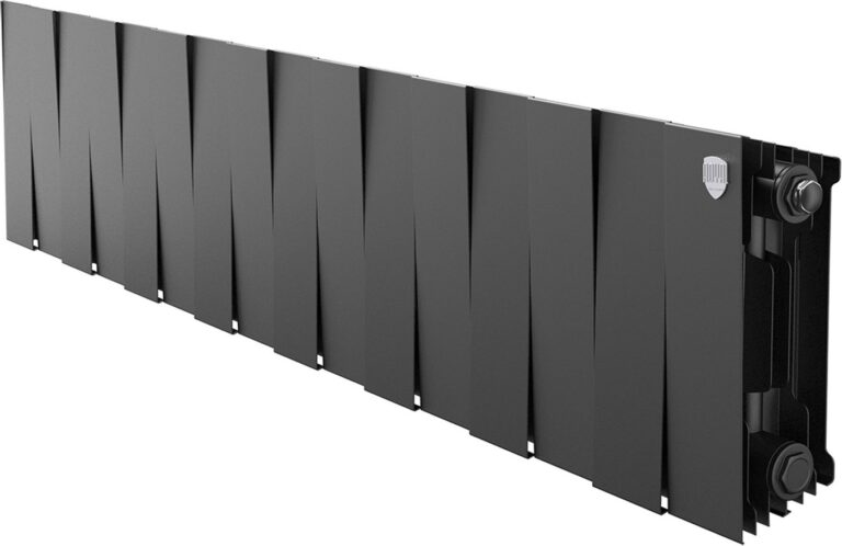 Радиатор биметаллический Royal Thermo PianoForte 200 Чёрный - 16 секц. - 1 Радиатор биметаллический Royal Thermo PianoForte 200 Чёрный - 16 секц. - 1