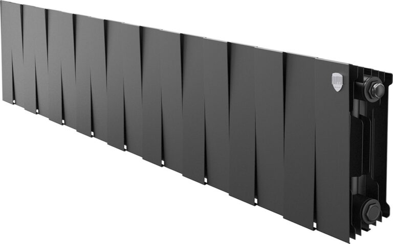 Радиатор биметаллический Royal Thermo PianoForte 200 Чёрный - 18 секц. - 1 Радиатор биметаллический Royal Thermo PianoForte 200 Чёрный - 18 секц. - 1