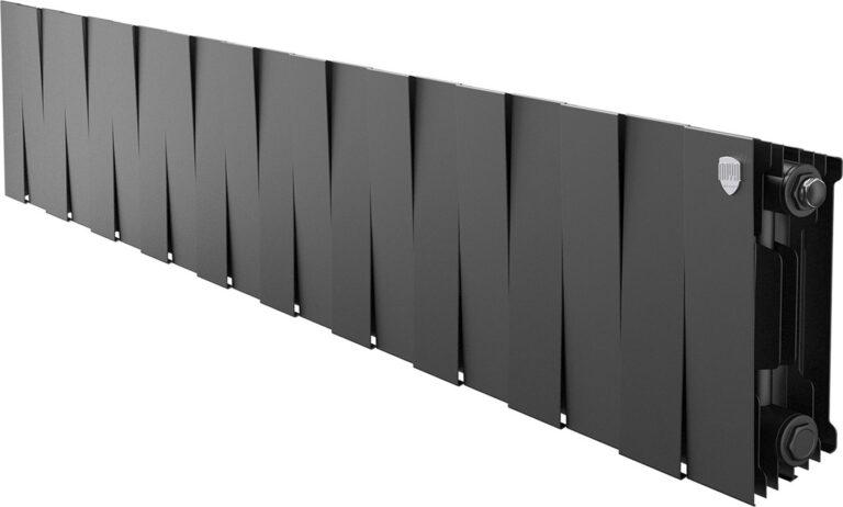 Радиатор биметаллический Royal Thermo PianoForte 200 Чёрный - 20 секц. - 1 Радиатор биметаллический Royal Thermo PianoForte 200 Чёрный - 20 секц. - 1