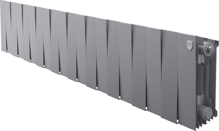Радиатор биметаллический Royal Thermo PianoForte 200 Серебристый - 20 секц. - 1 Радиатор биметаллический Royal Thermo PianoForte 200 Серебристый - 20 секц. - 1