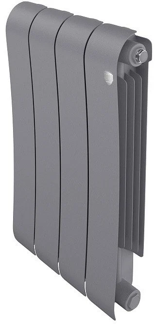 Радиатор биметаллический Royal Thermo Infinity 500 Silver Satin - 4 секц. - 1 Радиатор биметаллический Royal Thermo Infinity 500 Silver Satin - 4 секц. - 1