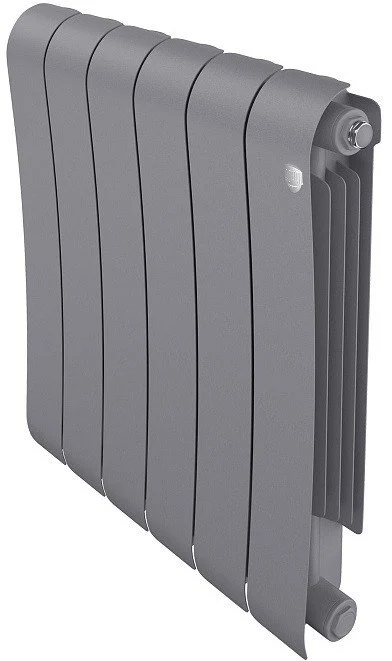 Радиатор биметаллический Royal Thermo Infinity 500 Silver Satin - 6 секц. - 1 Радиатор биметаллический Royal Thermo Infinity 500 Silver Satin - 6 секц. - 1