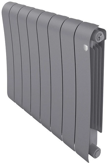 Радиатор биметаллический Royal Thermo Infinity 500 Silver Satin - 8 секц. - 1 Радиатор биметаллический Royal Thermo Infinity 500 Silver Satin - 8 секц. - 1
