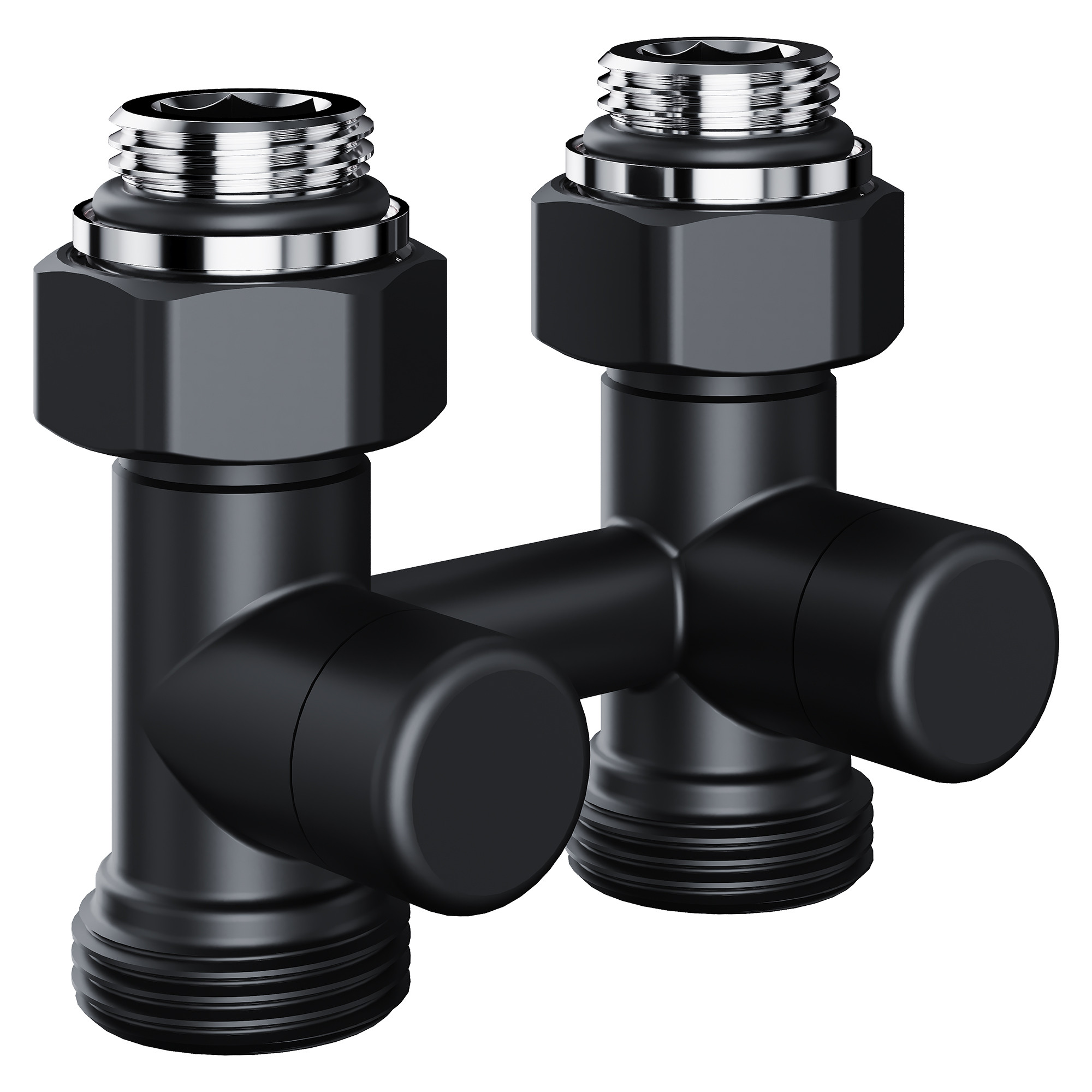 Узел нижнего подключения Royal Thermo Design прямой 1/2"х3/4" EK (черный) Узел нижнего подключения Royal Thermo Design прямой 1/2"х3/4" EK (черный)