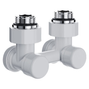 Узел нижнего подключения Royal Thermo угловой 1/2"х3/4" EK (белый) Узел нижнего подключения Royal Thermo угловой 1/2"х3/4" EK (белый)