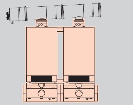 Котел настенный конденс. Vitodens 200-W 12-198kW 2-котловой – фото 2 Котел настенный конденс. Vitodens 200-W 12-198kW 2-котловой – фото 2