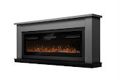 Каминокомплект: Очаг Electrolux Infinity EFP/P-1600ULS N, портал Canto Long графит, черный Каминокомплект: Очаг Electrolux Infinity EFP/P-1600ULS N, портал Canto Long графит, черный