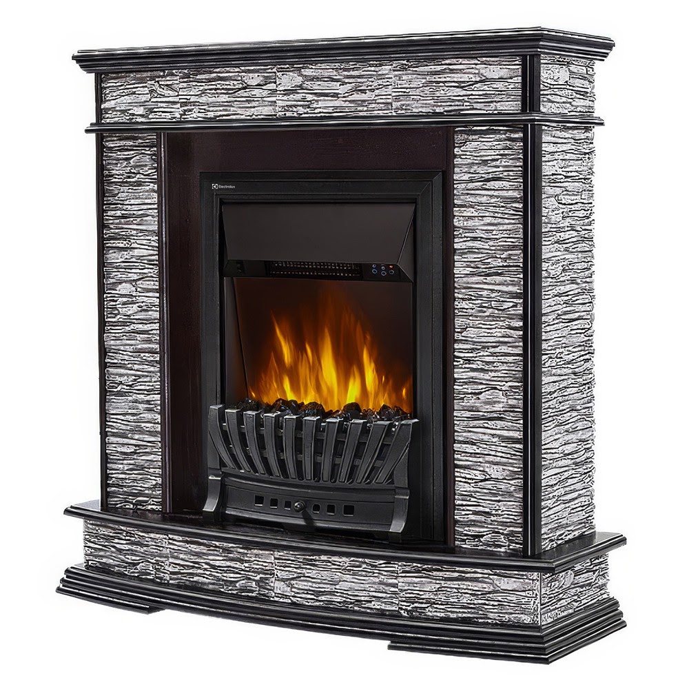 Royal Thermo Портал Firelight Scala Classic сланец скалистый серый, шпон венге Royal Thermo Портал Firelight Scala Classic сланец скалистый серый, шпон венге