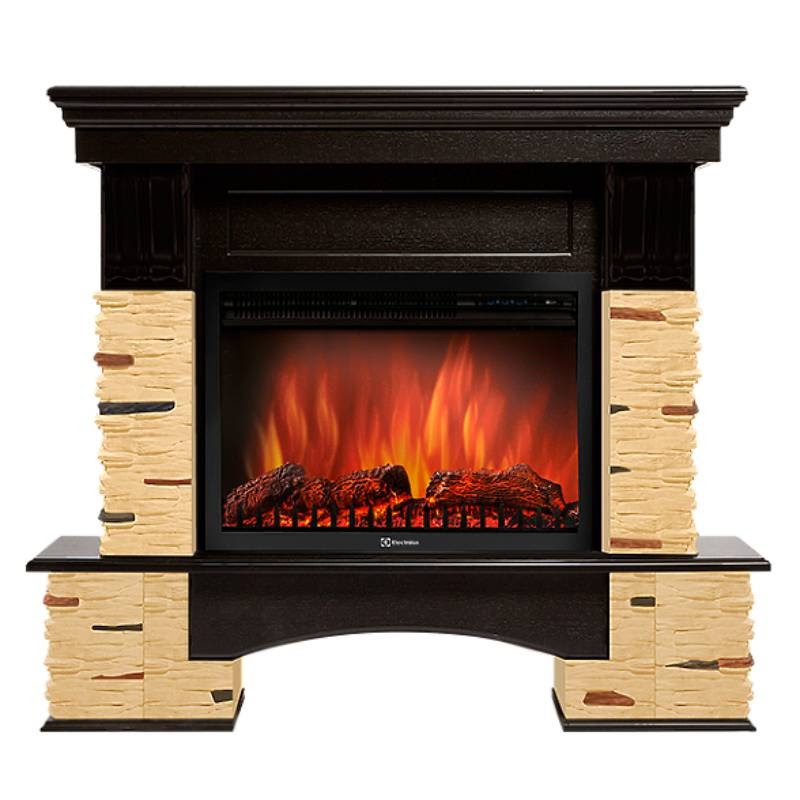 Royal Thermo Портал Firelight Pietra Nuovo 25 камень сланец натуральный, шпон темный дуб Royal Thermo Портал Firelight Pietra Nuovo 25 камень сланец натуральный, шпон темный дуб